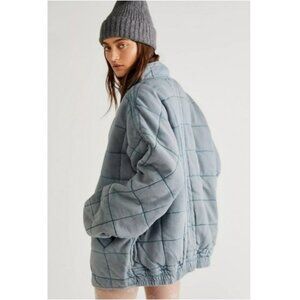 Free People Dolman Quilted Knit Jacket S